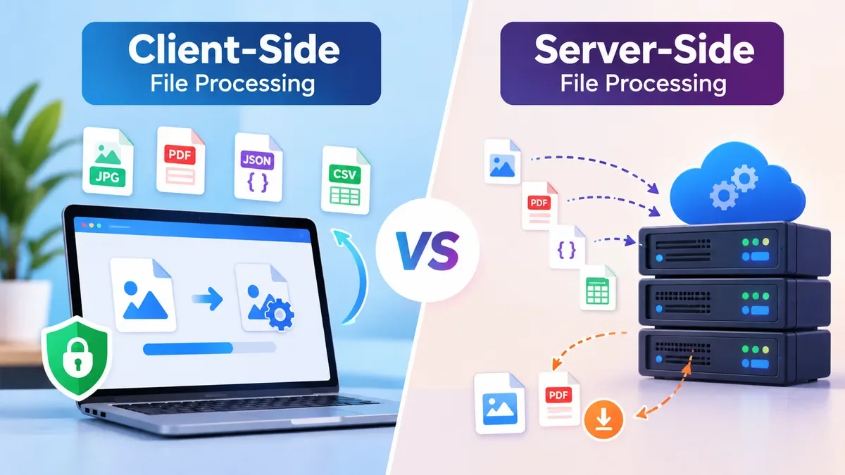 Client-Side vs Server-Side File Processing