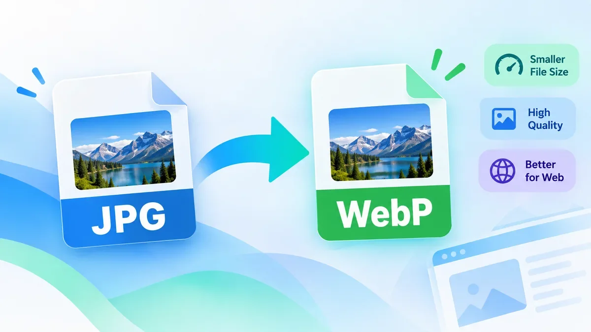 How to Convert JPG to WebP Online