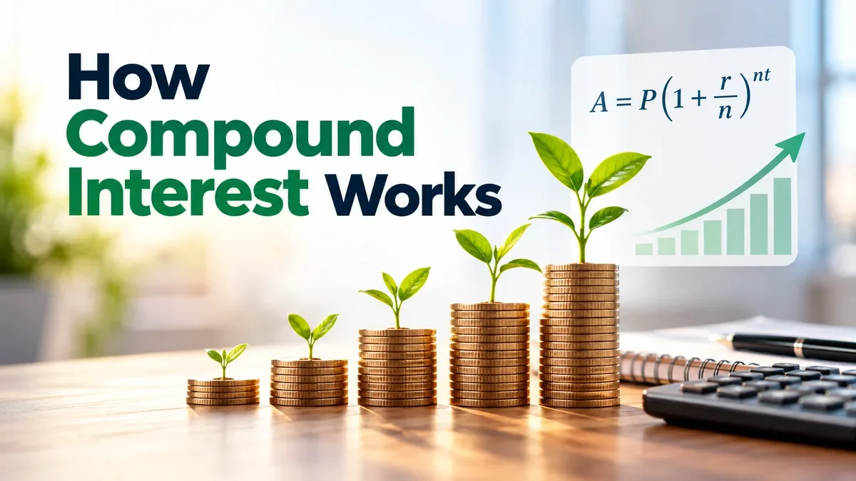 How Compound Interest Works: Formula, Examples, and Why Time Matters