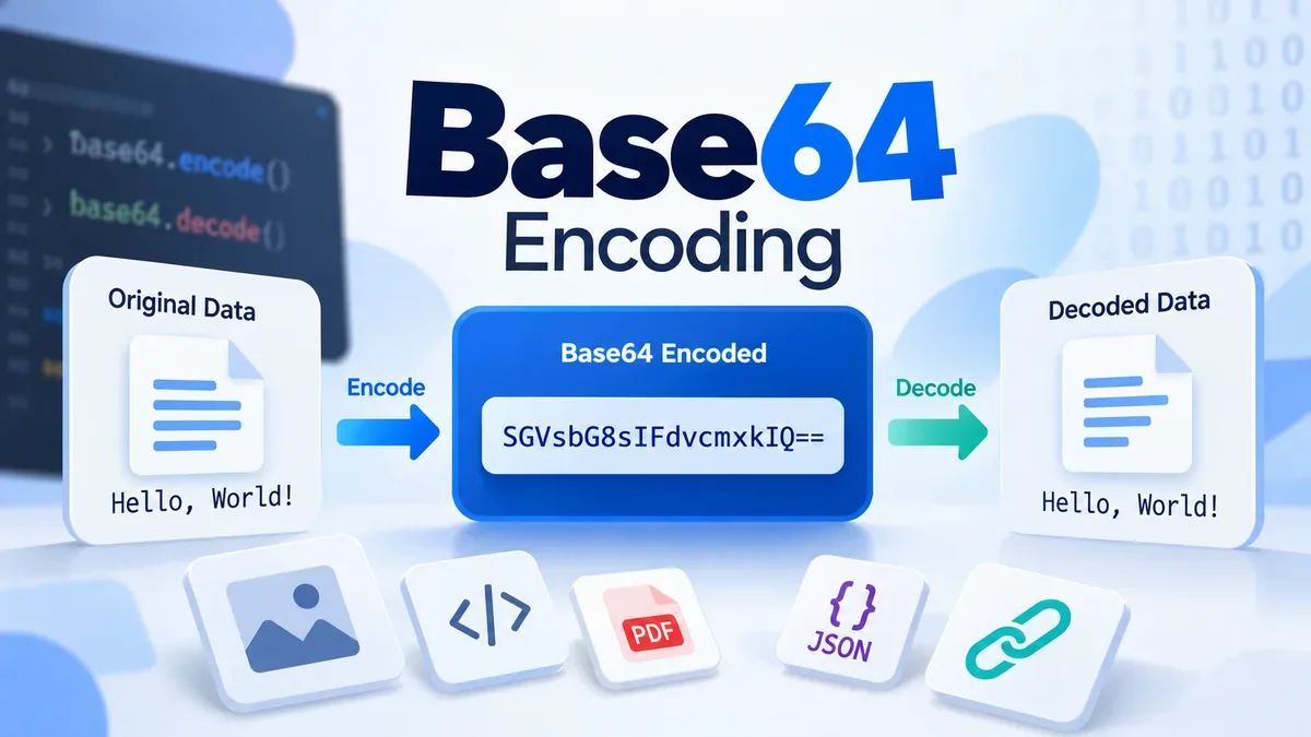 What Is Base64 Encoding? How It Works, Uses, and Examples
